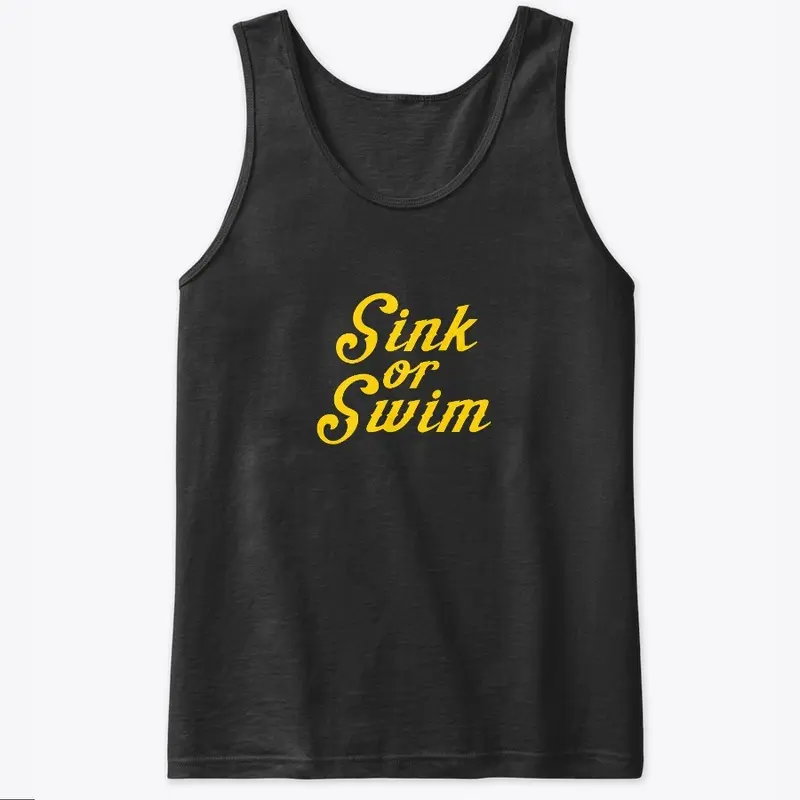 Sink or Swim - Yellow Simple Design